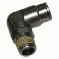 Male Swivel Elbow Fitting: 1/2" NPT - 1/2" Tube